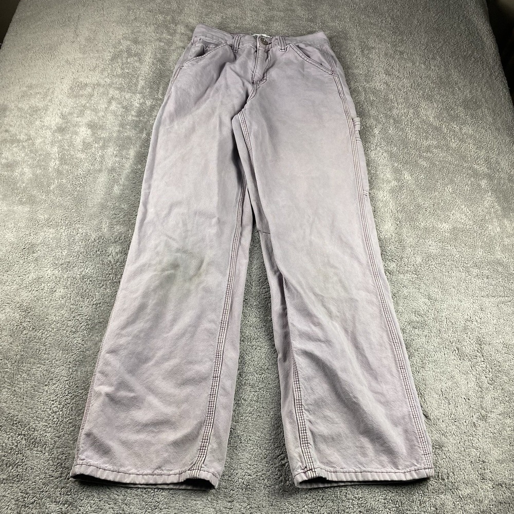 BDG Urban Outfitters Jeans Wide Leg Womens 25x28 Purple Mid Rise